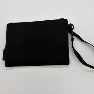Dagne Dover Black Zippered Toiletry Bag/Pouch